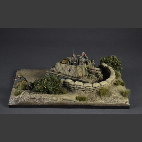 Sandbag fortification - diorama