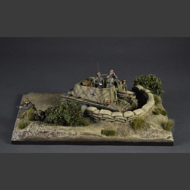 Sandbag fortification - diorama