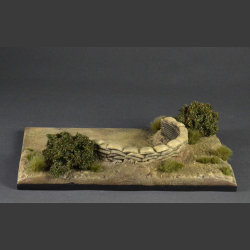 Sandbag fortification - diorama