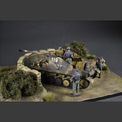 Sandbag fortification - diorama