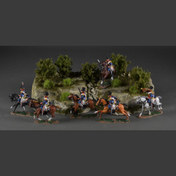 Cliff with green grass tops and green bushes