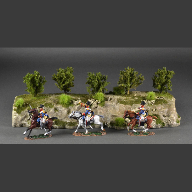 Cliff with green grass tops and green bushes