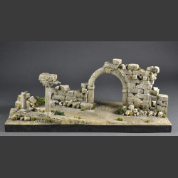 Ancient temple ruins - diorama