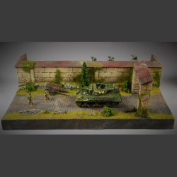 Wall, Port and old Street - Diorama 