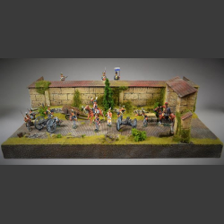 Wall, Port and old Street - Diorama 