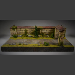 Wall, Port and old Street - Diorama 