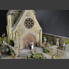 French church - diorama 
