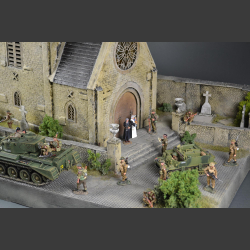 French church - diorama 