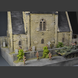 French church - diorama 