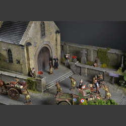 French church - diorama 