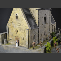 French church - diorama 