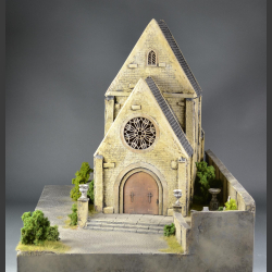 French church - diorama 