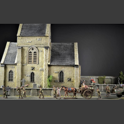 French church - diorama 