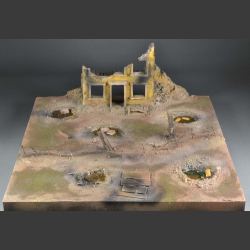 Battlefield and ruin - diorama