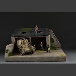 Old barn - diorama 