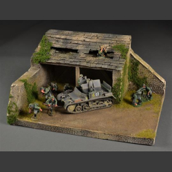 Old barn - diorama 