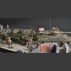 Normandy, bunker ruins - diorama