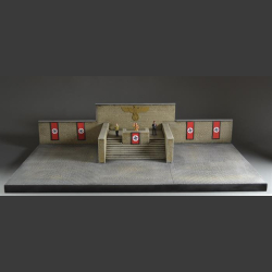 Nazi grandstand seats - diorama 