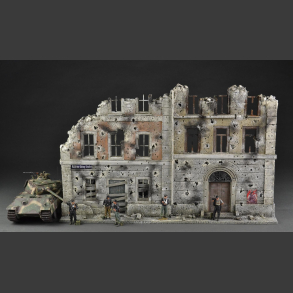Berlin building in bombed condition
