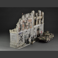 Berlin building in bombed condition