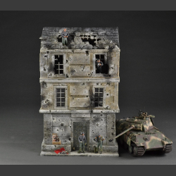 Berlin building in bombed condition
