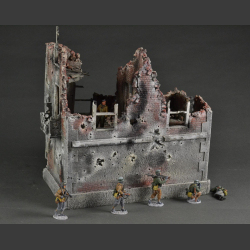 Berlin building in bombed condition