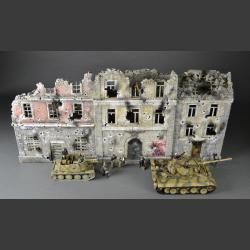 Berlin building in bombed condition