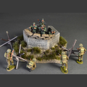 Small pill bunker fortification - Diorama