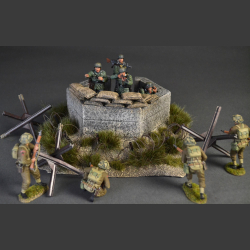 Small pill bunker fortification - Diorama