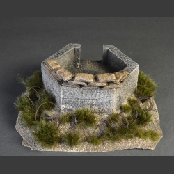 Small pill bunker fortification - Diorama