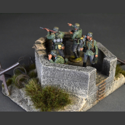 Small pill bunker fortification - Diorama