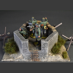 Small pill bunker fortification - Diorama