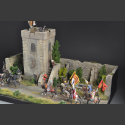 Medieval tower - diorama 