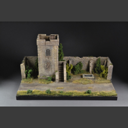 Medieval tower - diorama 