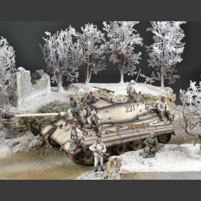 Winter landscape - diorama