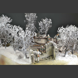 Winter landscape - diorama