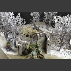 Winter landscape - diorama
