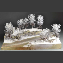 Winter landscape - diorama