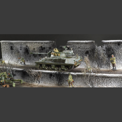Winter "parallel road" - Diorama 