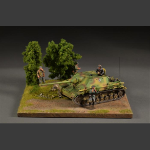 Terrain with trees - diorama 