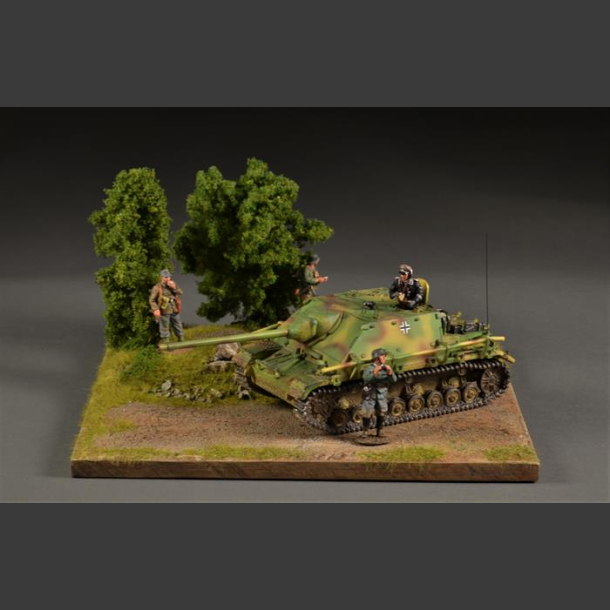 Terrain with trees - diorama 