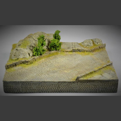 Road through Terrain - diorama 