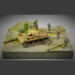 Road through Terrain - diorama 