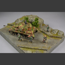 Road through Terrain - diorama 