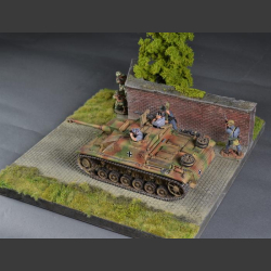 Cobblestone st. wall - diorama