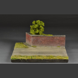Cobblestone st. wall - diorama