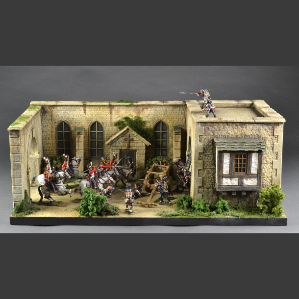 Church facade - diorama 
