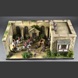 Church facade - diorama 