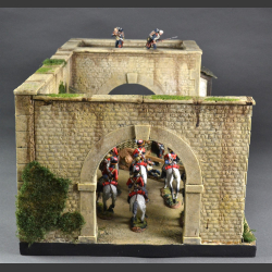 Church facade - diorama 