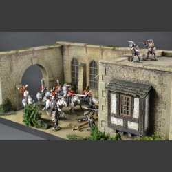 Church facade - diorama 